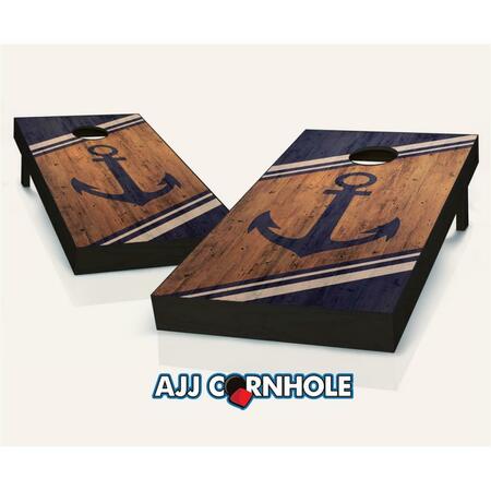 MKF COLLECTION BY MIA K. FARROW Anchor Theme Cornhole Set with bags - 8 x 24 x 48 in. 107-Anchor